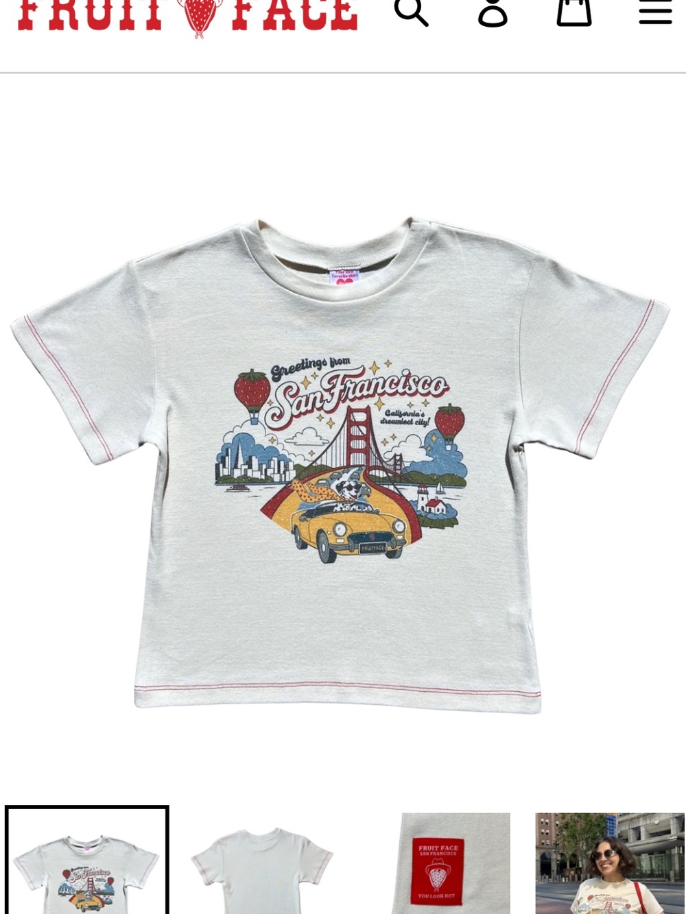 Fruit face San Francisco tshirt